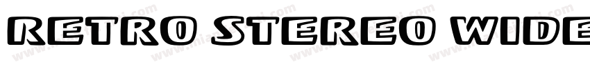 Retro Stereo Wide字体转换